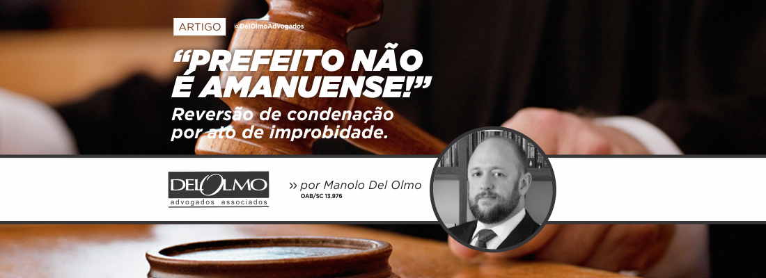 PREFEITO NÃO É AMANUENSE!