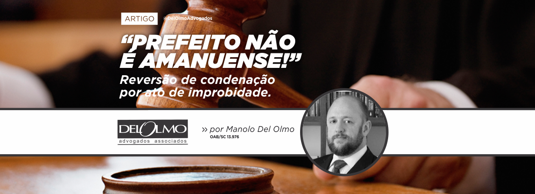 PREFEITO NÃO É  AMANUENSE!